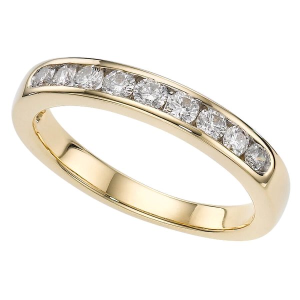 Unazë martese me diamant — ref. 5161