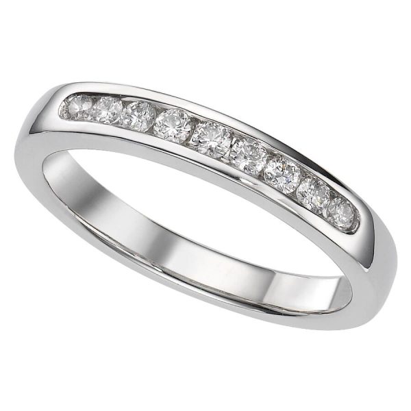 Unazë platin me diamant — ref. 5169 — ref. 5169