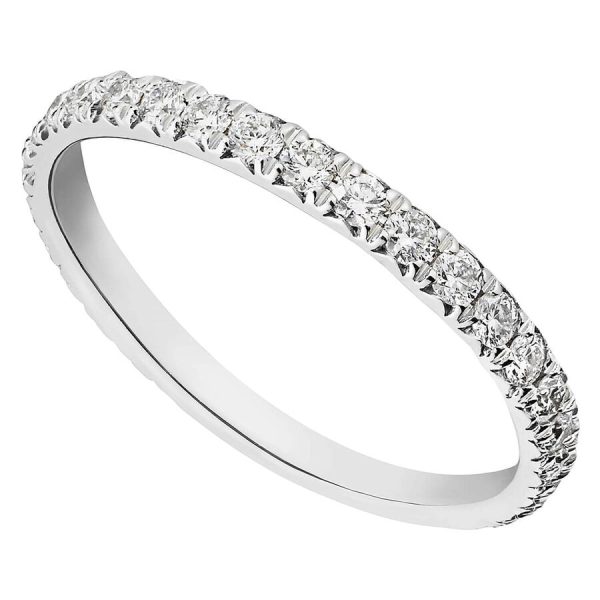 Unazë eternity platin me diamant eternity — ref. 5085