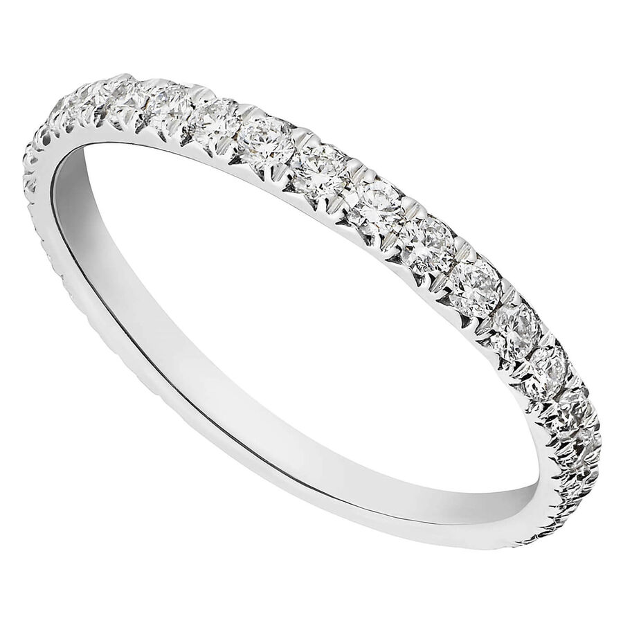 Unazë eternity platin me diamant eternity — ref. 5085