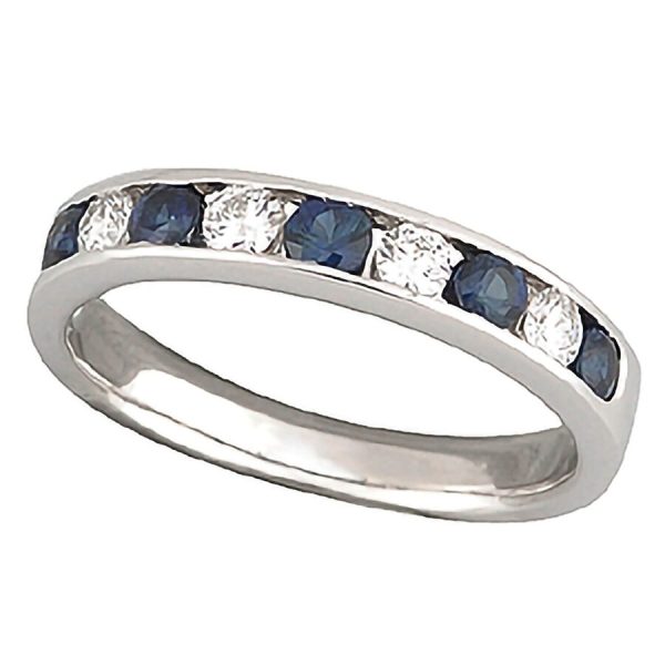 Unazë ar i bardhë 18k me 0.28ct diamant