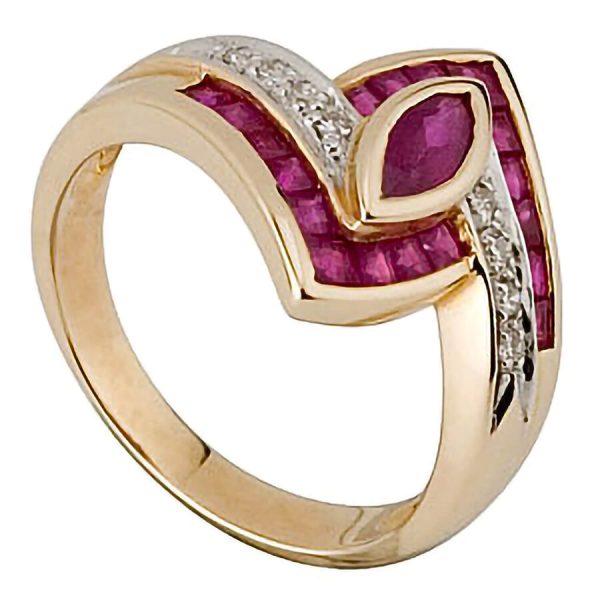 Unazë me diamant — ref. 5297
