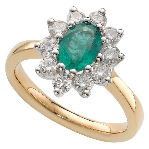 Unazë me diamant