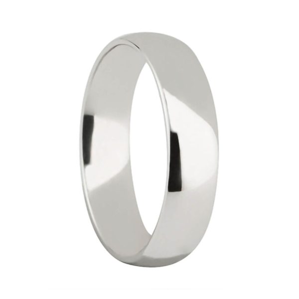 Unazë martese platin 5mm — 5mm