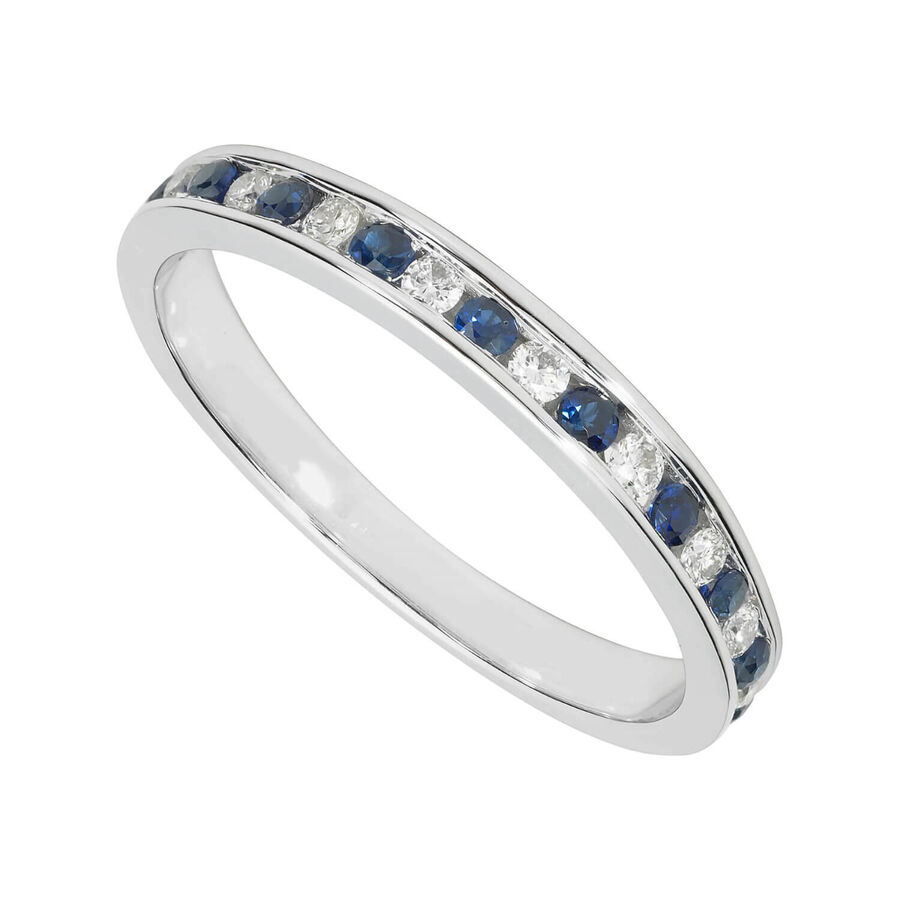 Unazë martese ar i bardhë 9k me diamant