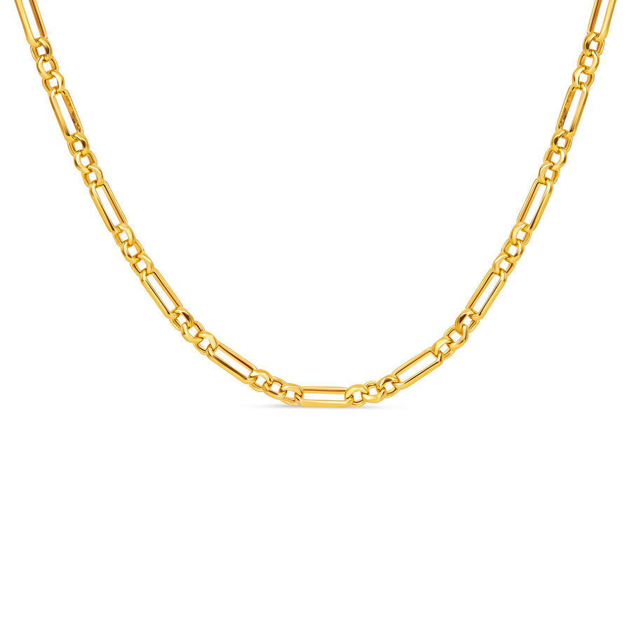 Qafore ar i verdhë 9k me diamant figaro — ref. 0104