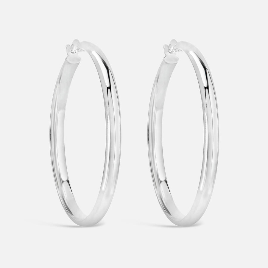 Vathë rrethore argjend sterling 30mm