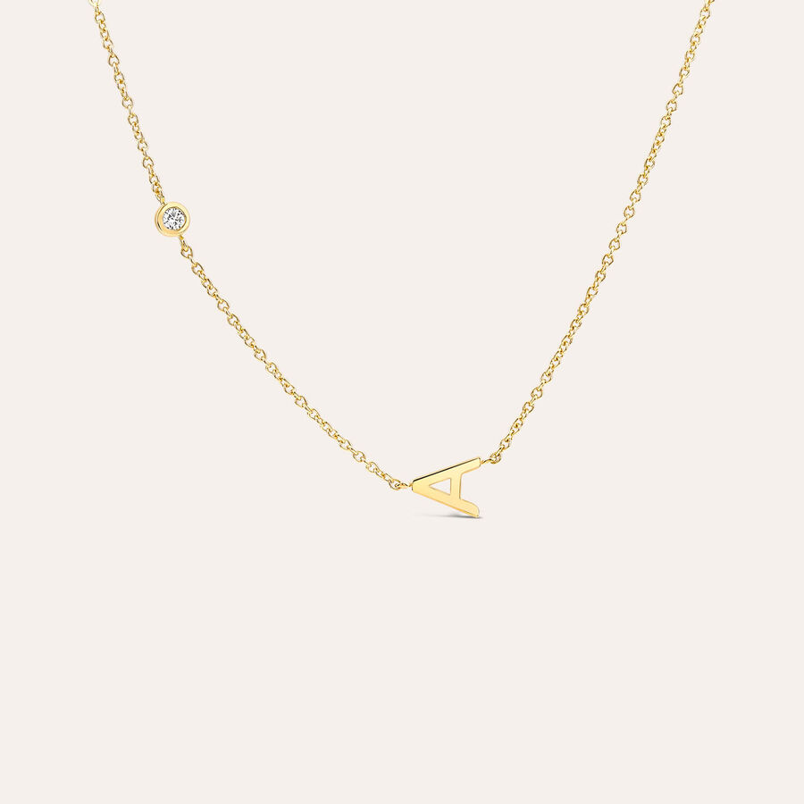 Qafore të veshur me ar të verdhë me 0.06ct diamant i rritur në laborator