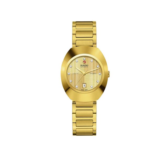 Rado orë DiaStar Original Automatic 30mm ar i verdhë