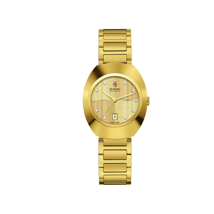 Rado orë DiaStar Original Automatic 30mm ar i verdhë
