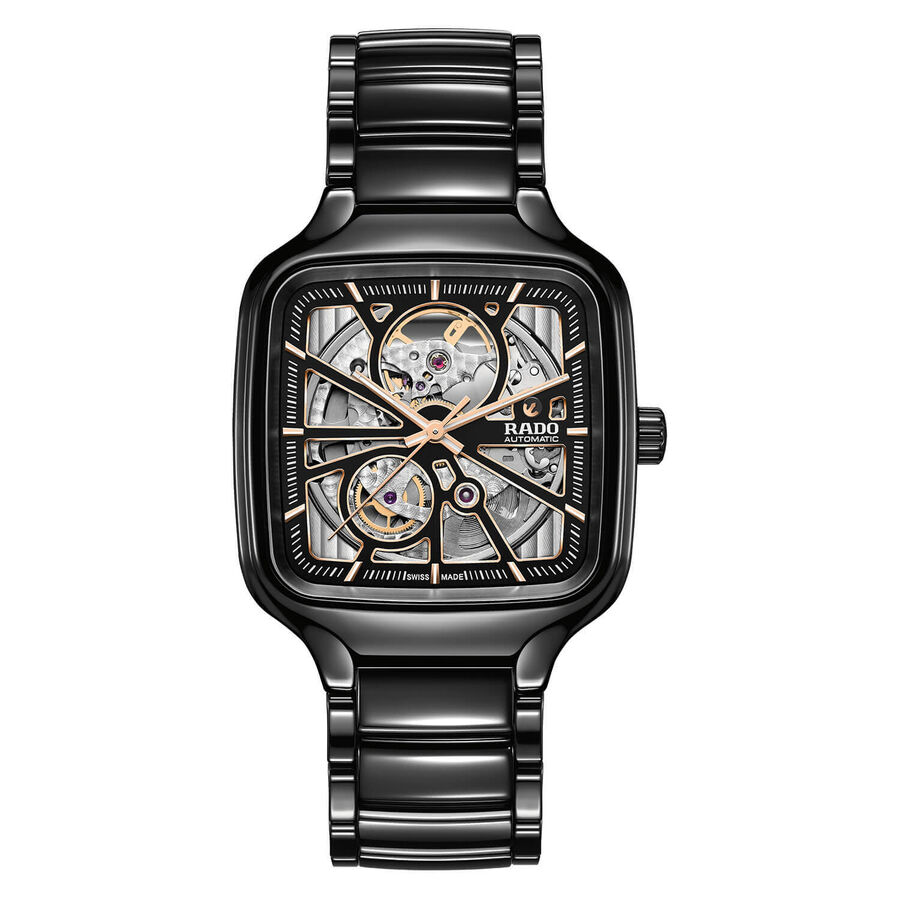 Rado orë True Square Open qeramikë zemër