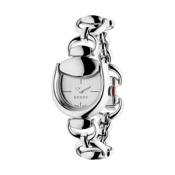 Gucci orë Horsebit 25mm argjend