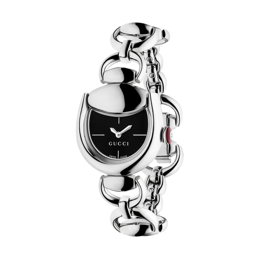 Gucci orë Horsebit 25mm çelik