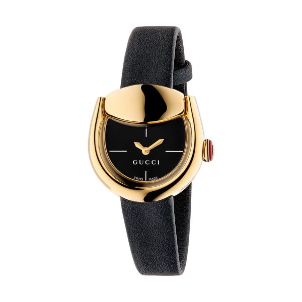 Gucci orë Horsebit 25mm të veshur me ar