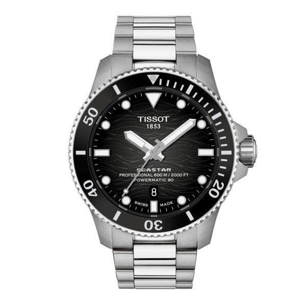 Tissot orë Seastar 44mm çelik