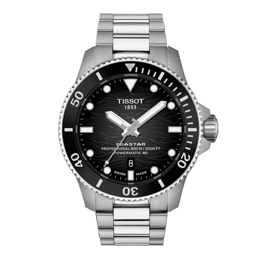 Tissot orë Seastar 44mm çelik