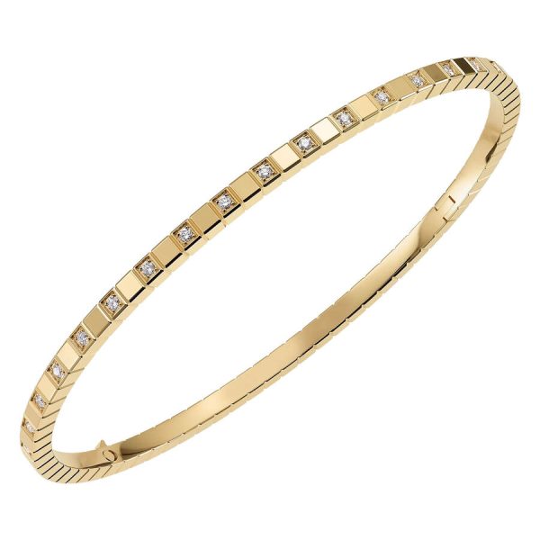 Chopard byzylyk i ngurtë Ice Cube ar i verdhë 18k me 0.33ct diamant