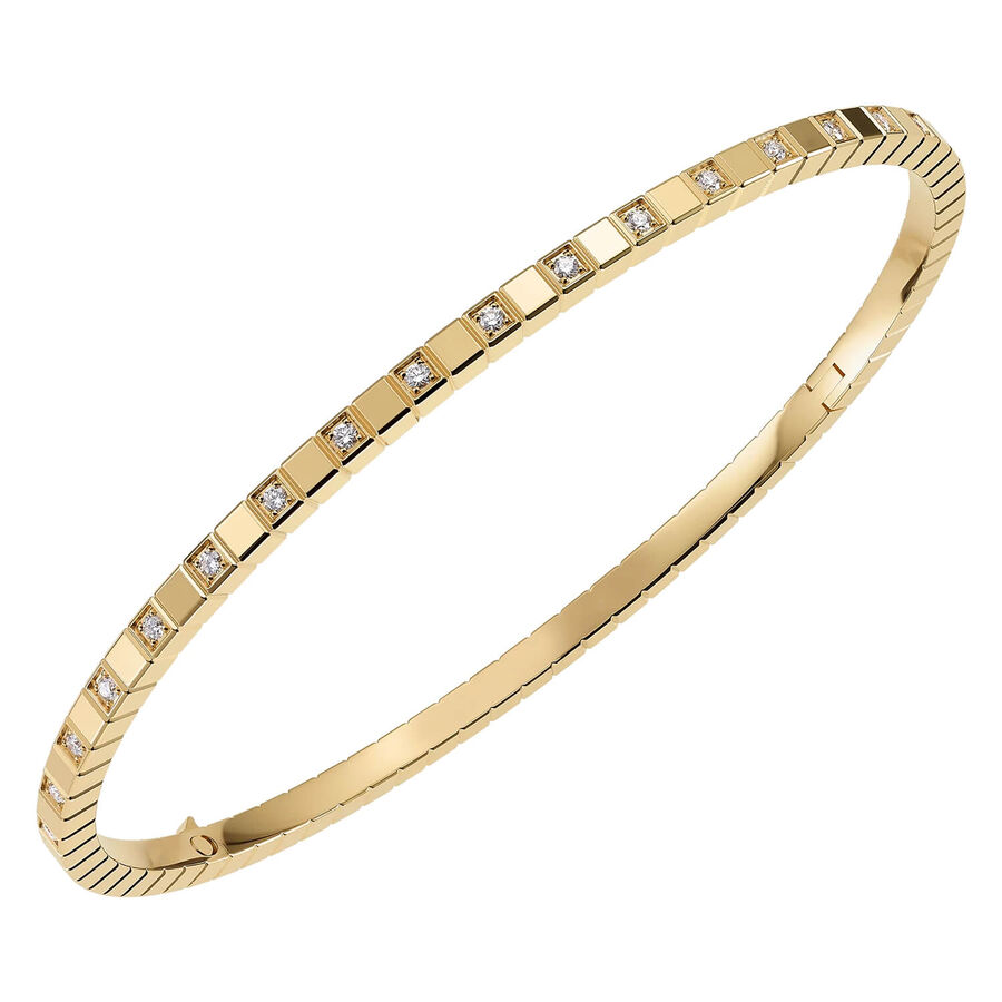 Chopard byzylyk i ngurtë Ice Cube ar i verdhë 18k me 0.33ct diamant