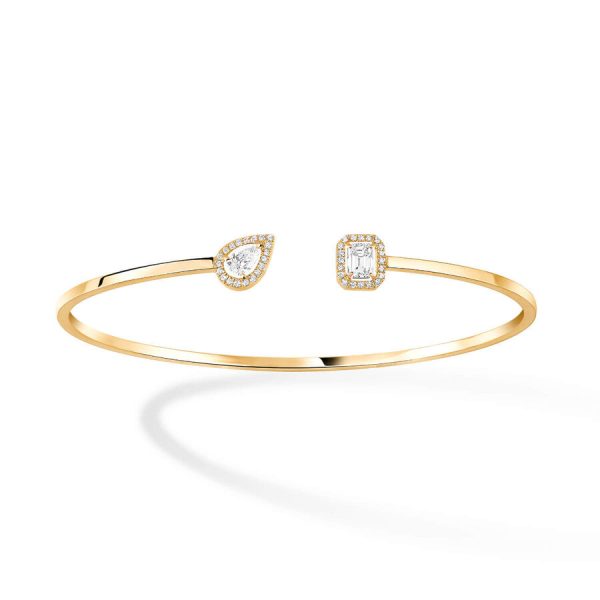 Messika byzylyk My Twin Toi ar i verdhë 18k me 35ct diamant
