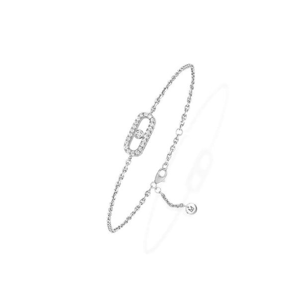Messika byzylyk Care(s) ar i bardhë me 0.07ct diamant