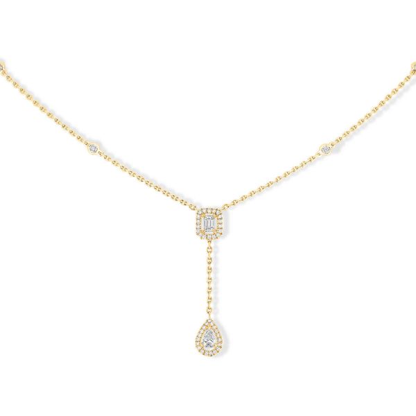 Messika qafore ar i verdhë 18k me 0.36ct diamant