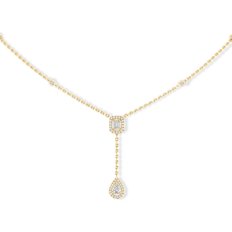 Messika qafore ar i verdhë 18k me 0.36ct diamant