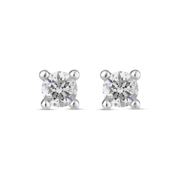The Orchid Setting vathë me kunj ar i bardhë 18k me 0.70ct diamant