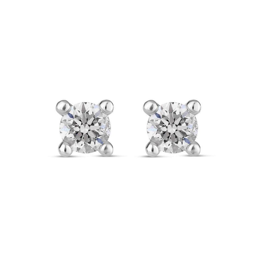 The Orchid Setting vathë me kunj ar i bardhë 18k me 0.70ct diamant