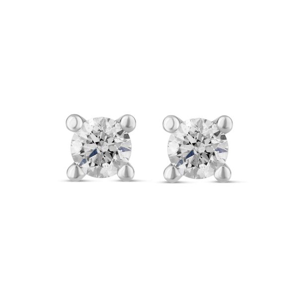 The Orchid Setting vathë me kunj ar i bardhë 18k me 0.90ct diamant