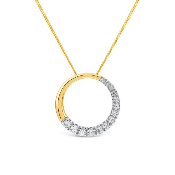 Varëse ar i bardhë 9k me 9ct diamant