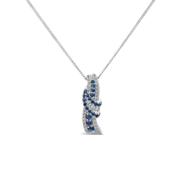 Varëse ar i bardhë 9k me 0.13ct diamant baguette — 0.13ct