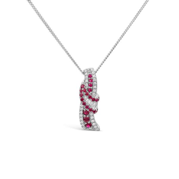 Varëse ar i bardhë 9k me 0.13ct diamant baguette