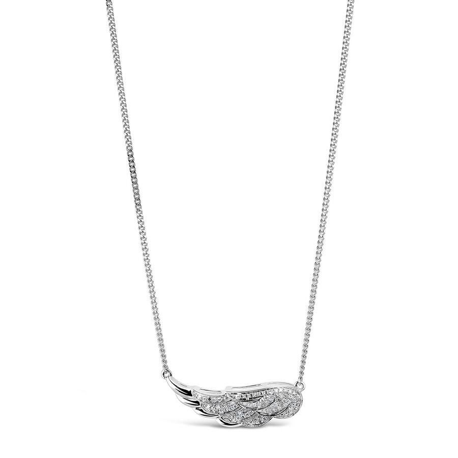 Qafore ar i bardhë 9k me 0.10ct diamant