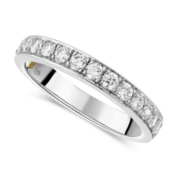 Northern Star unazë ar i bardhë 18k me 0.50ct diamant yll