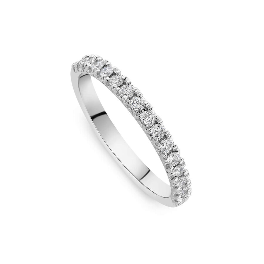 Born unazë martese platin me 0.30ct diamant