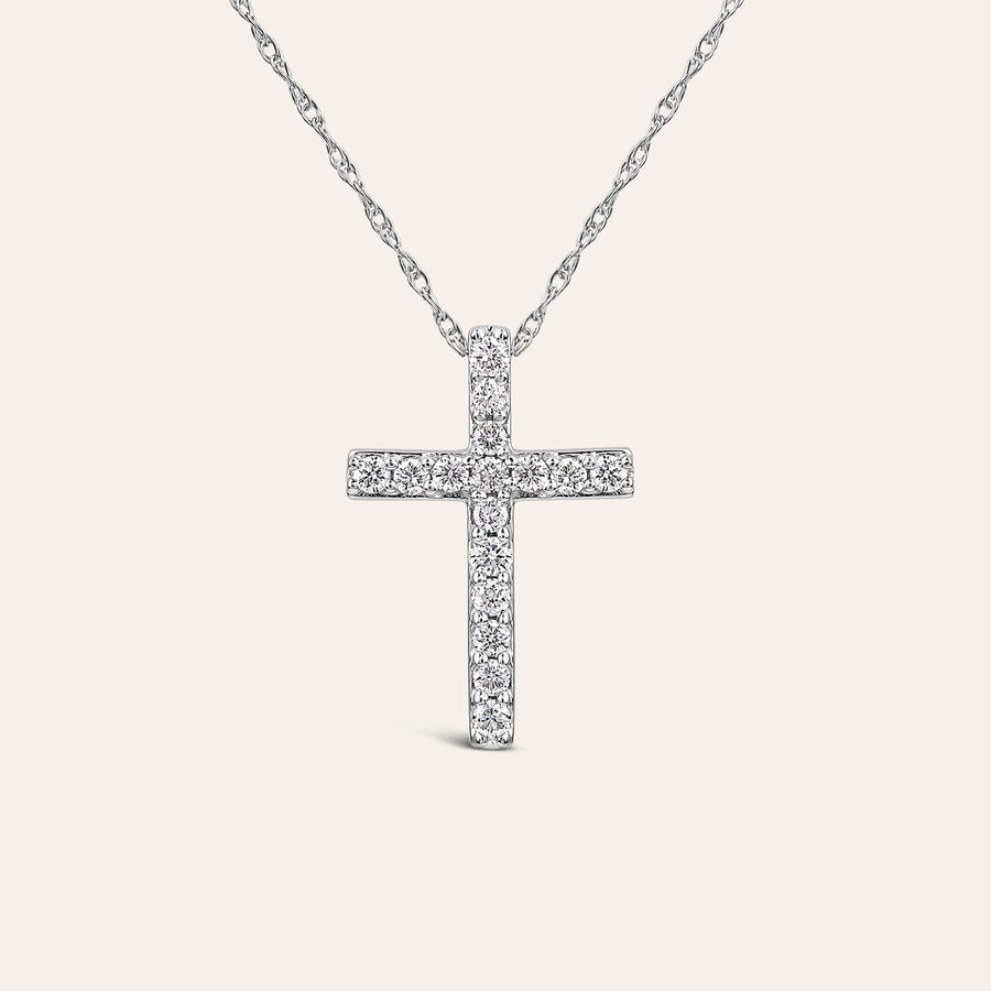 Born varëse Classic ar i bardhë 9k me 0.15ct diamant i rritur në laborator brilliant