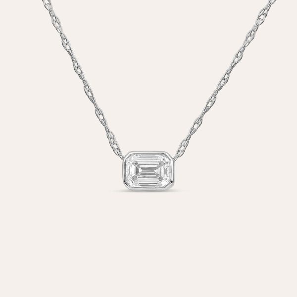 Born varëse Kissed ar i bardhë 9k me 0.20ct diamant i rritur në laborator smerald