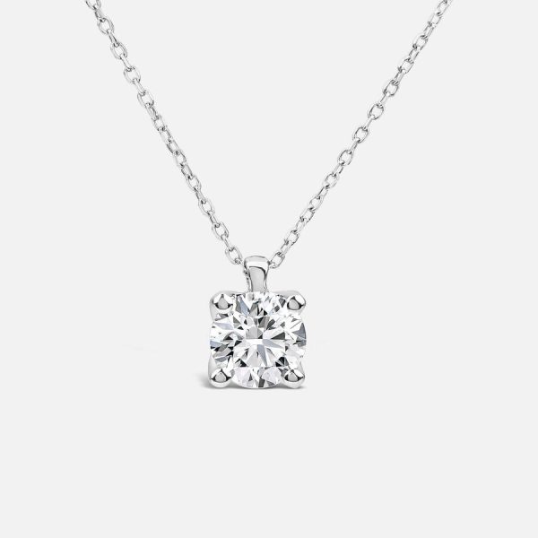 Born varëse ar i bardhë 9k me 1.00ct diamant i rritur në laborator