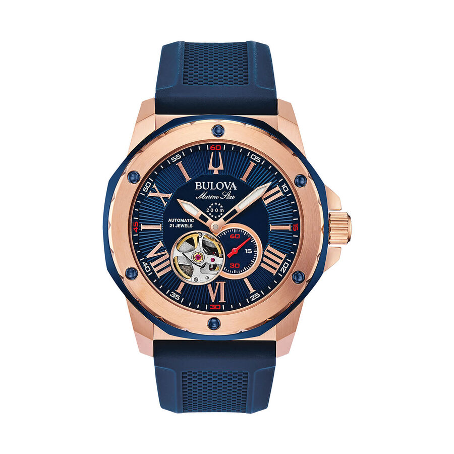 Bulova orë Marine Star Series 45mm ar rozë yll
