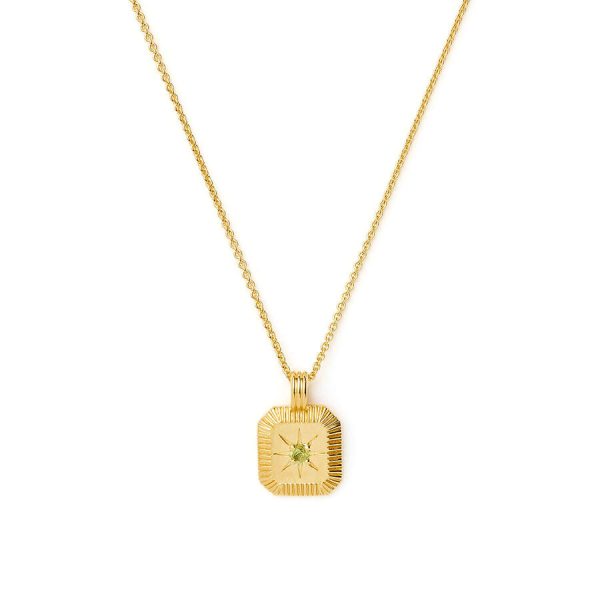 Missoma qafore me varëse vermeil ari 18k me peridot