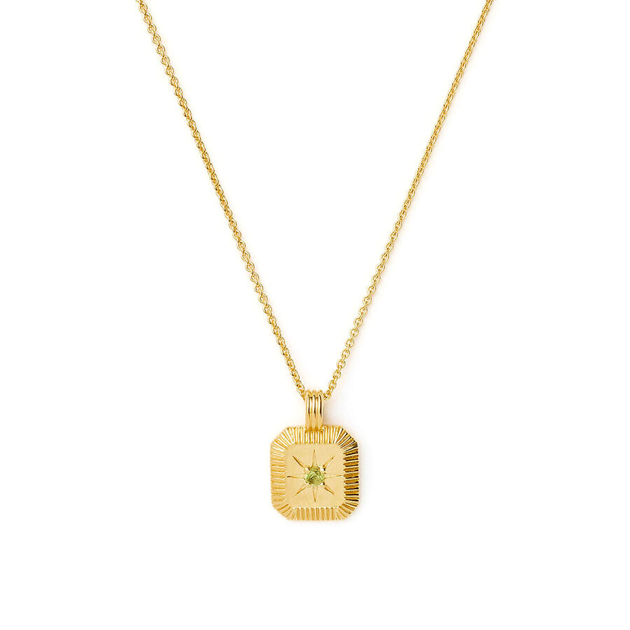 Missoma qafore me varëse vermeil ari 18k me peridot