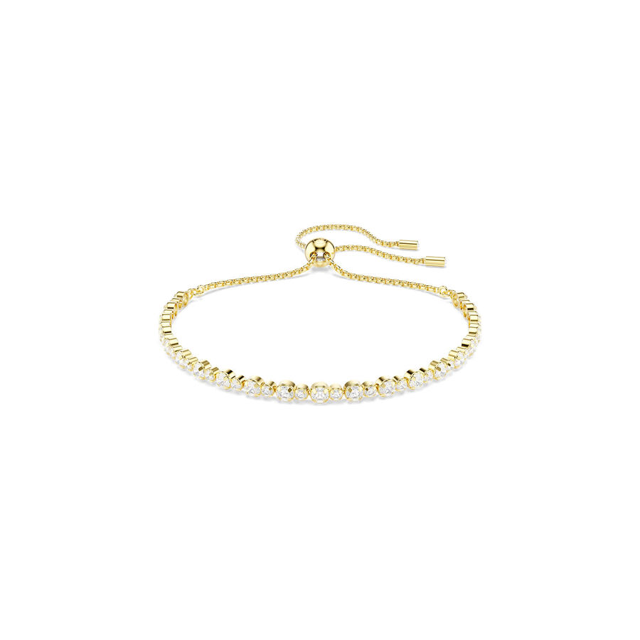 Swarovski byzylyk Matrix Crystals ar i verdhë 18k me zirkon kubik
